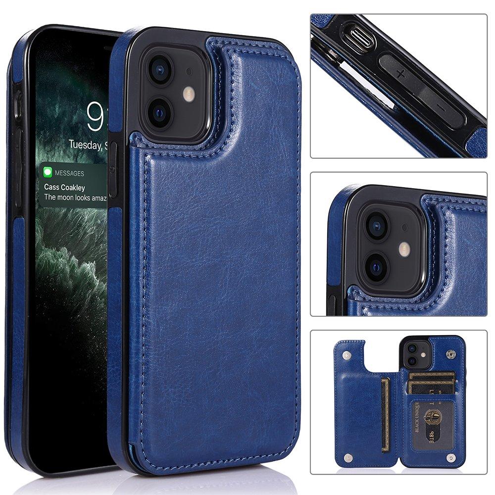 iPhone 12 - Practical and stylish case with card holder Rose gold - Image 5