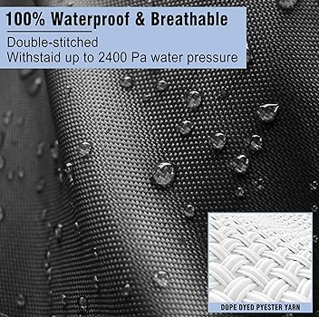 11-13ft Boat Cover Trailerable Marine Grade 600D Black - Image 3