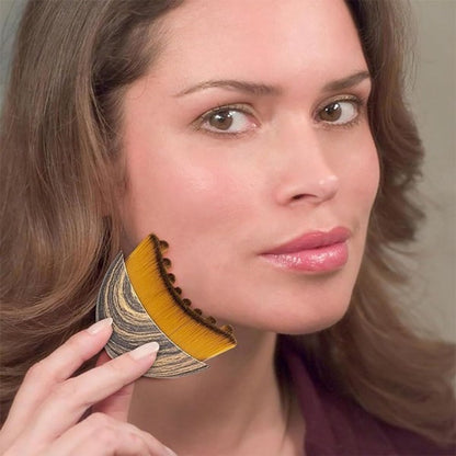 Lymphatic Drainage Facial Brush - Lymphatic Drainage Facial Massage - Chin and Jawline Modeling - Dry Facial Brush - Image 4