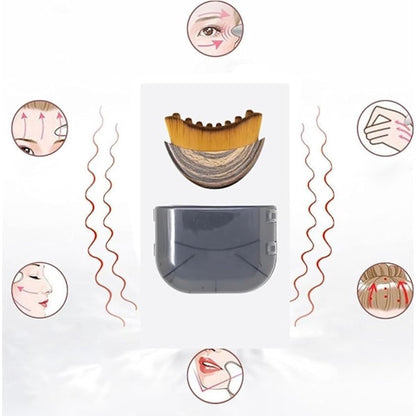 Lymphatic Drainage Facial Brush - Lymphatic Drainage Facial Massage - Chin and Jawline Modeling - Dry Facial Brush - Image 5