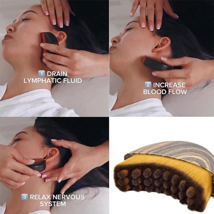 Lymphatic Drainage Facial Brush - Lymphatic Drainage Facial Massage - Chin and Jawline Modeling - Dry Facial Brush - Image 6
