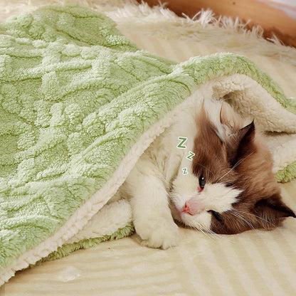 Pet Mat - Soft Pet Blanket - Warm Plush Blanket for Dogs and Cats - Comfortable & Cozy Sleep Blanket - 55*45cm - Image 3