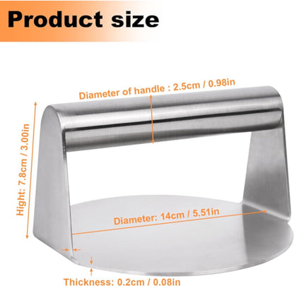 Patty Press - 5.5" Hamburger Press - Beef Patty Press Equipment - Image 5