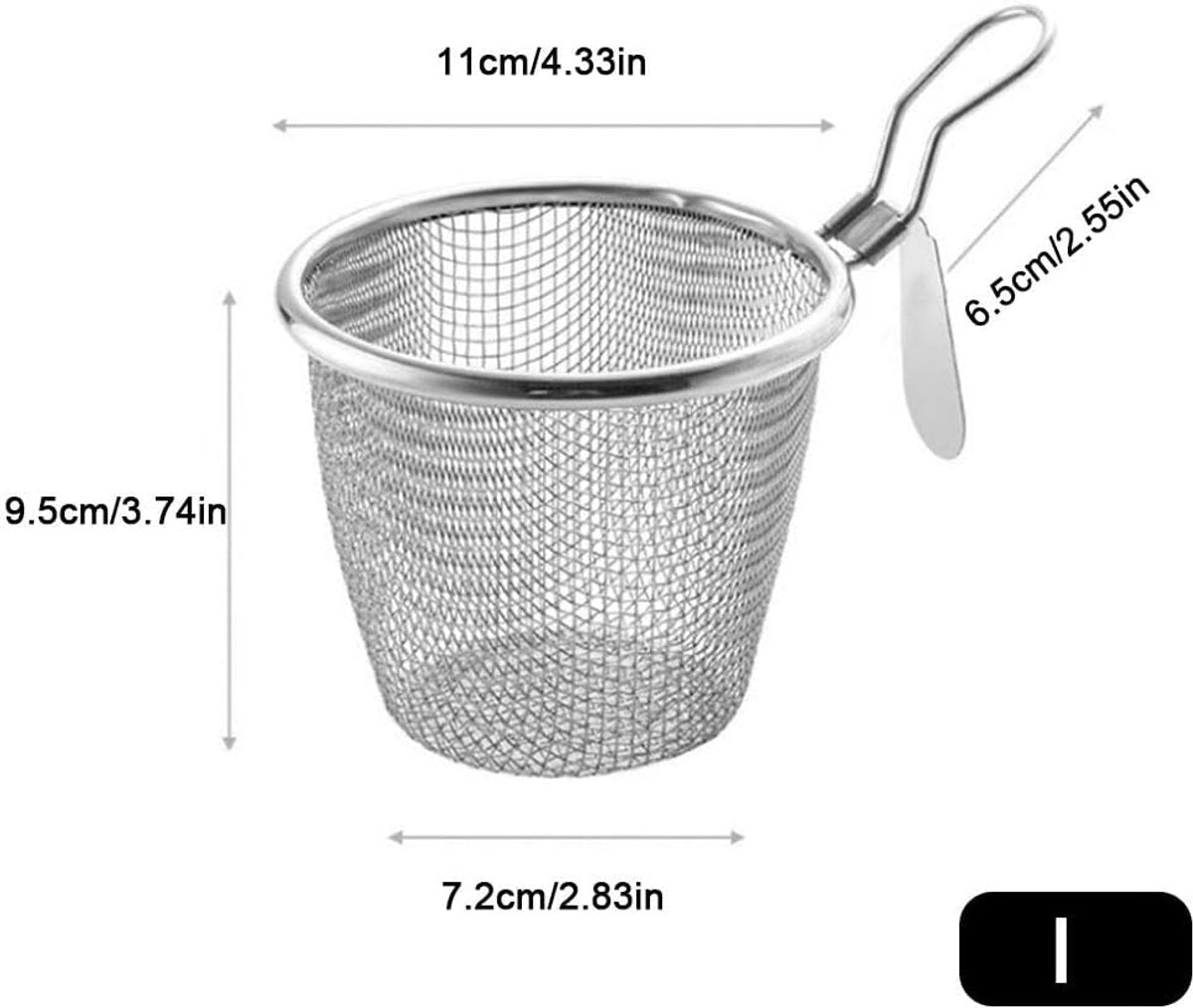 Stainless Steel Pasta Basket - Cooking Basket with Pasta Clamp - Hanging Strainer - Kitchen Utensils Suitable for Pasta, Ramen, Pho and Vegetables - Image 7