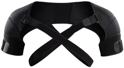 Shoulder Brace - Shoulder Support Brace for Sports - Double-Sided Adjustable & Breathable - Compression and Stability for Both Shoulders - S/M