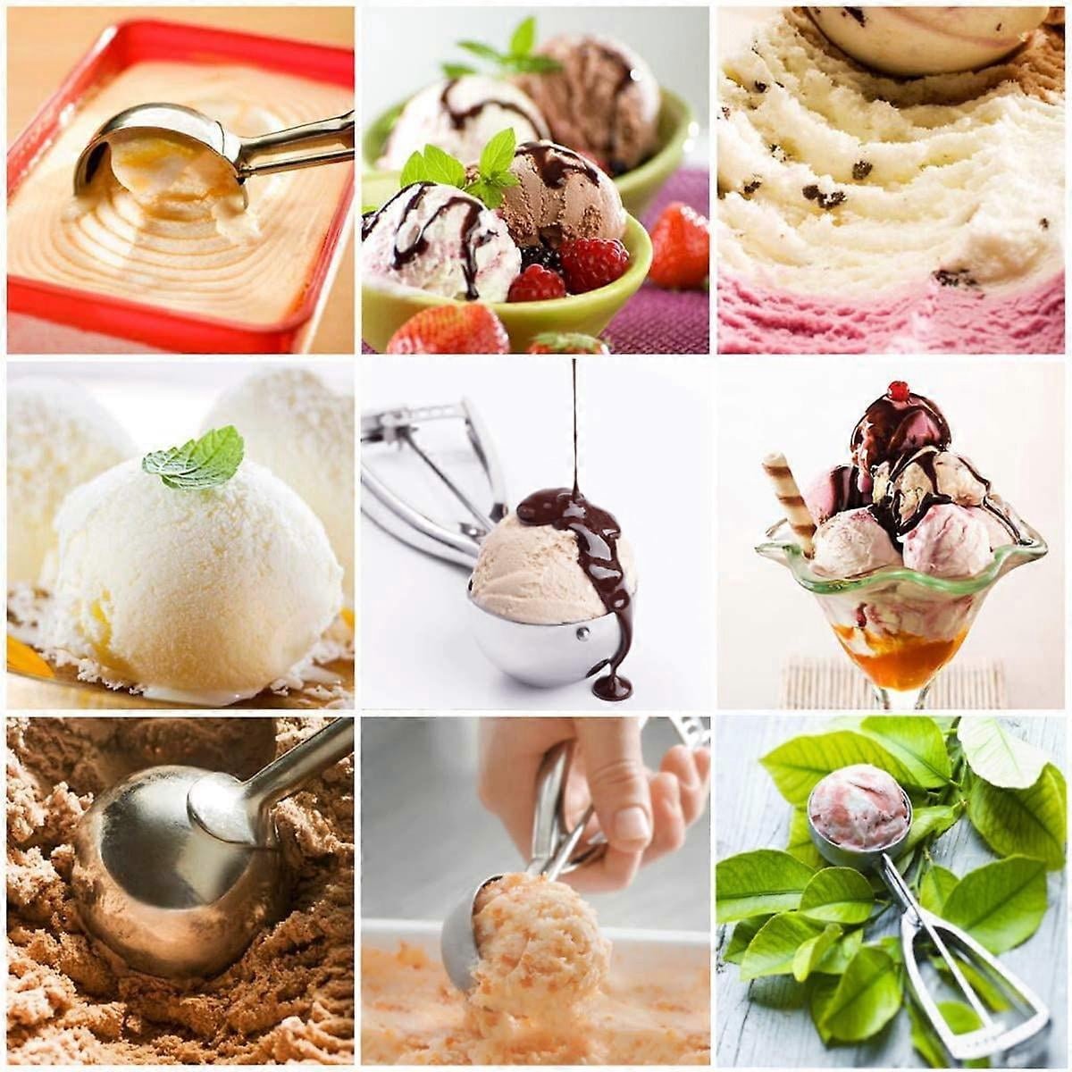 Ice Cream Scoop Set - Small/1 scoop, Medium/2 scoops, Large/3 scoops - Image 3