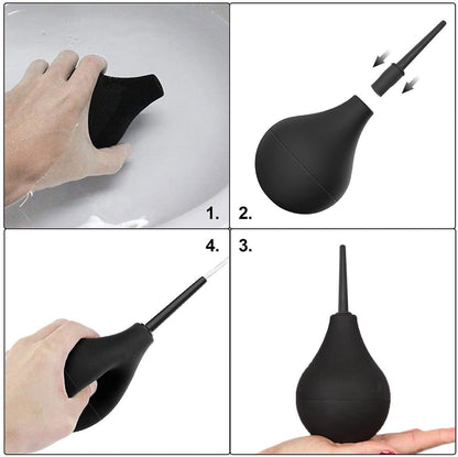 Bubble Enema Shower for Men and Women - Reusable - Clean Silicone Nozzle - Shower - Safe and Comfortable - Image 4