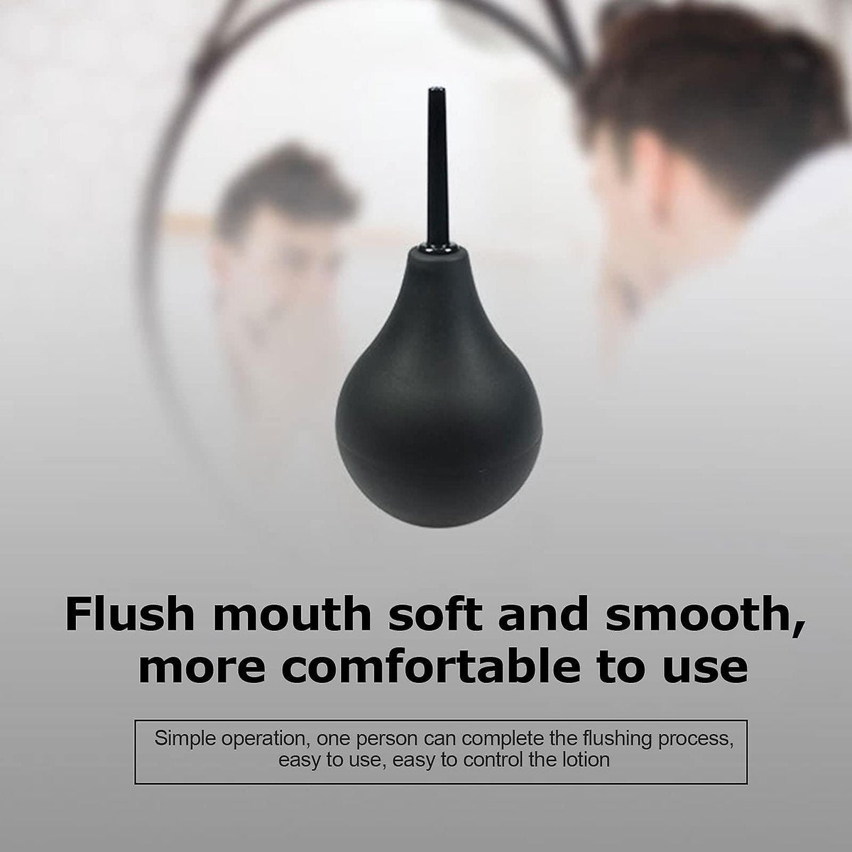 Bubble Enema Shower for Men and Women - Reusable - Clean Silicone Nozzle - Shower - Safe and Comfortable - Image 5