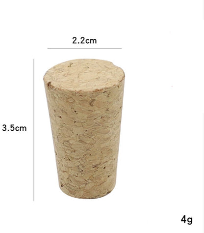 10 pcs tapered corks made of natural cork, wooden wine/beer bottle stopper, cork, natural cork - Image 4