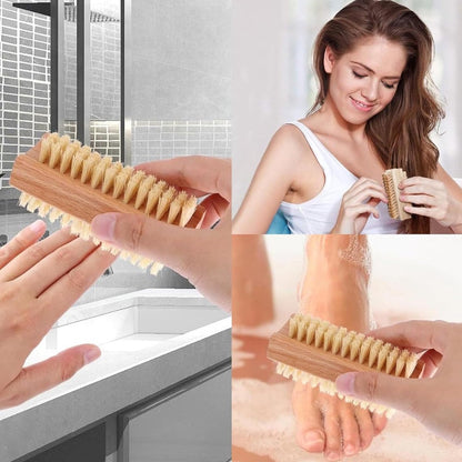 Nail Brushes - 3-Pack - Double-Sided - Nail Brushes for Cleaning Nails - Portable Nail Brushes with Wooden Handles - Suitable for Daily Hygiene, Travel and Pet Care - Image 6