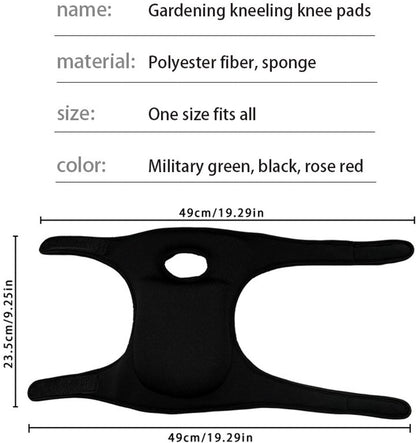 1. Double Garden Knee Braces - Extra Thick Knee Braces - Adjustable Knee Braces - Soft and Comfortable Memory Foam - Non-slip - Suitable for Outdoors and Gardens (Green) - Image 2