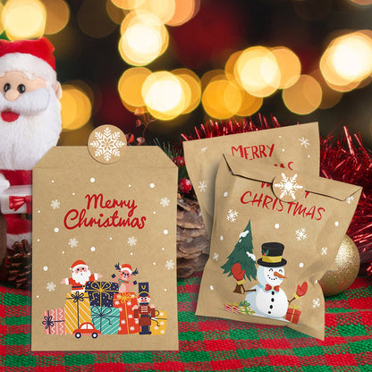 24 pcs - Christmas mini envelopes - paper bags - Christmas decorations and packaging - gift bags - Christmas storage bags - Image 2