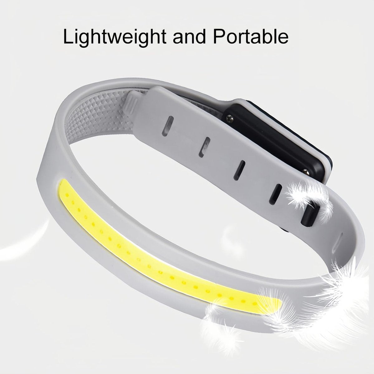 Lamp - Running Lamp - Bicycle Lamp - With reflective arm and wrist strap - 3 light modes - Rechargeable - Flashing outdoor lamp, a safe choice for running, jogging, cycling and walking in the dark. - Image 2