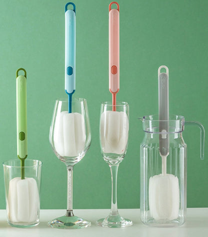Brush - Detachable sponge brush - Long-handled bottle brush - Suitable for coffee cups, glasses and other kitchen utensils. - Image 4