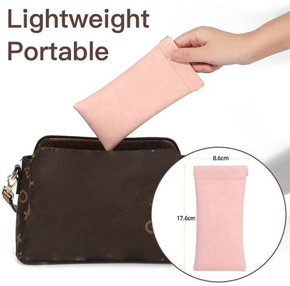 Glasses Cases - Unisex - PU Soft Case - Wallet Style - Portable 4-Pack - Image 5