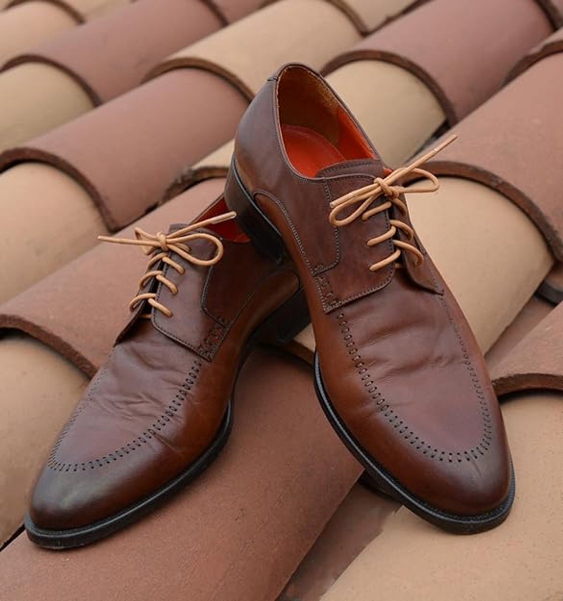 Shoelaces - 3 pairs - Waxed laces - 1/8" thick, high-quality laces - for oxfords or dress shoes - Image 2