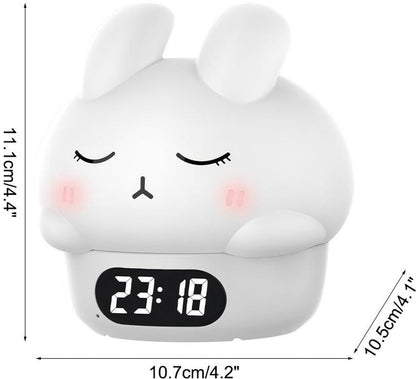 Children's Night Light - Table Lamp for Bedroom - Cute Rabbit Shape - Cartoon Bedside Lamp - Baby Night Light (White) - Image 7