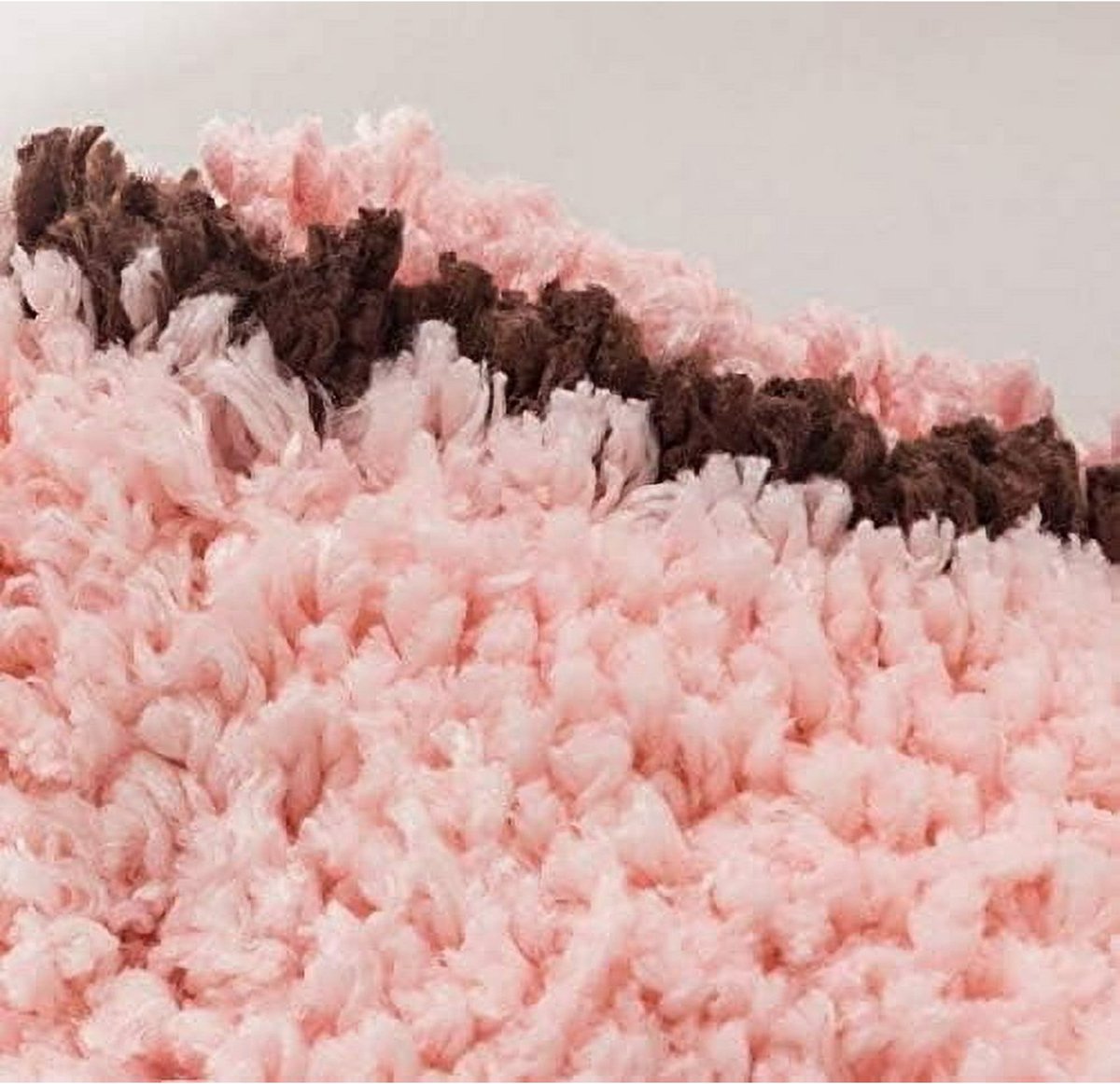 Thick and soft pink bath mat with pig motif - bath mat - bathroom showroom - non-slip bath mat - play mat - home decoration - indoor mat (sleeping pig) - Image 2