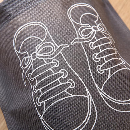 Shoe Bags - 5 Pieces - Shoe Bag - Travel and Storage Bag - Water-Repellent - Travel Organizer - Gray (43.5*32cm) - Image 3