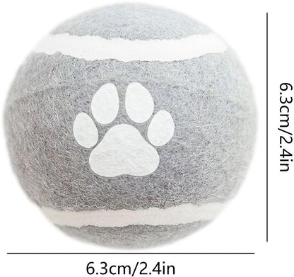 Dog Toys - 3-pack - Dog Puzzle - Interactive - sturdy elastic felt dog balls for retrieving - interactive dog toy - Image 2