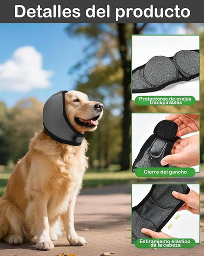 Dog Earmuffs - Noise-Reducing Earmuffs - Comfortable Headband - Shock Resistant - Lightning Protection - Waterproof - M - Image 4