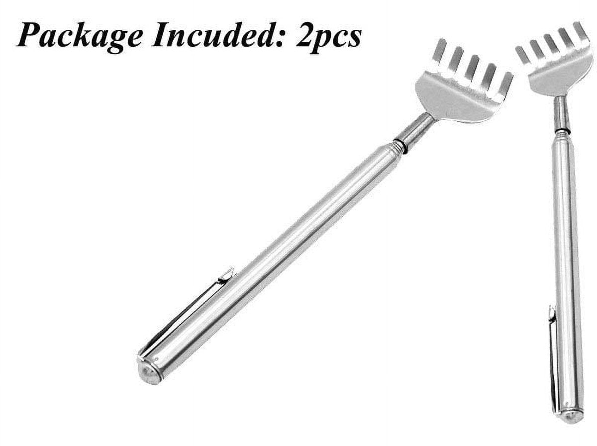 Professional Retractable Back Massager - Stainless Steel - Itch Reliever - Retractable - Body Massager - Image 2