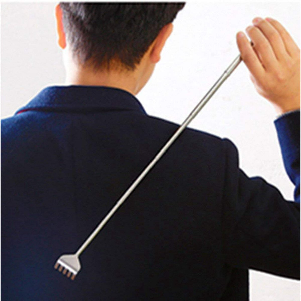 Professional Retractable Back Massager - Stainless Steel - Itch Reliever - Retractable - Body Massager - Image 4
