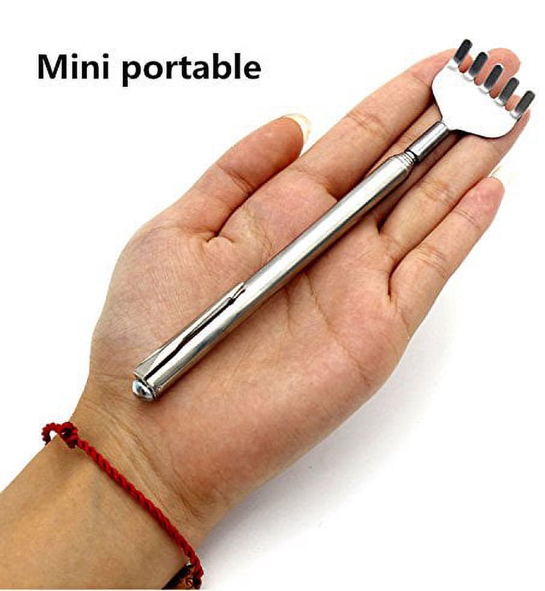 Professional Retractable Back Massager - Stainless Steel - Itch Reliever - Retractable - Body Massager - Image 6