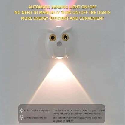 Night Light - Mood Lamp - LED Lighting - Night Lamp - LED Cabinet Light and Stair Light with Sensor - Two-tone - USB Rechargeable Night Light - Magnetic Mounting - For Children's Room, Bedroom, Hallway or Corridor, etc. (Black) - Image 2