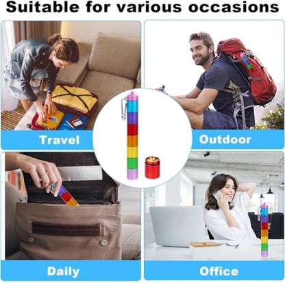 Small travel pill box - 7 compartments - waterproof - airtight - Image 4
