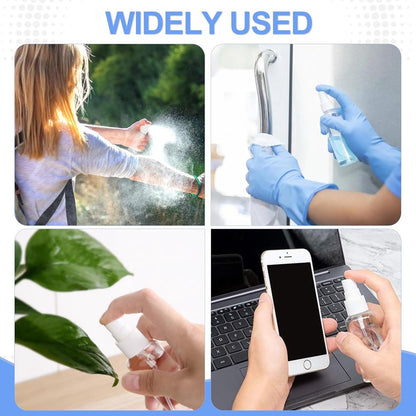 Spray Bottles (4-pack) - Refillable Plastic Spray Bottles - 50ml Spray Bottles - Empty Aerosol Cans - For Essential Oils, Cleaning, Perfume - Image 2