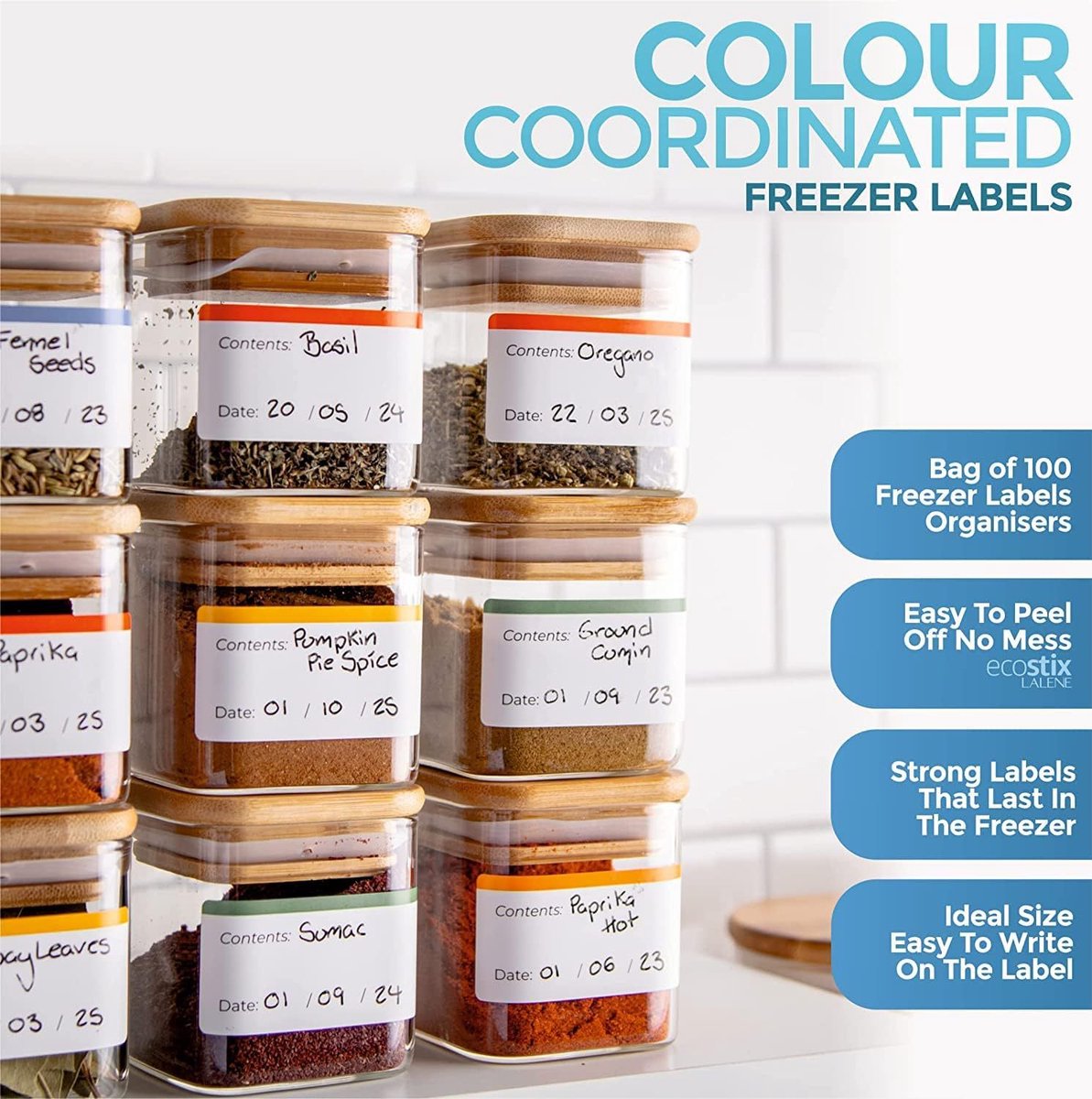Frozen Food Labels - Writable Frozen Food Labels - Best Before Date Labels - Food Labels - Date Labels - 30 Images - Image 6