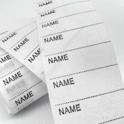 200 pcs iron-on name labels with pen - washable labels - woven labels for clothing, school uniforms, bags, towels, hats, gloves, scarves - Image 2