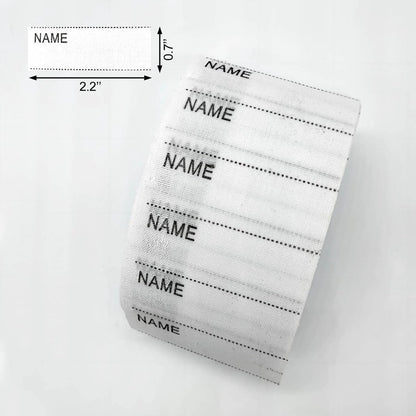 200 pcs iron-on name labels with pen - washable labels - woven labels for clothing, school uniforms, bags, towels, hats, gloves, scarves - Image 5
