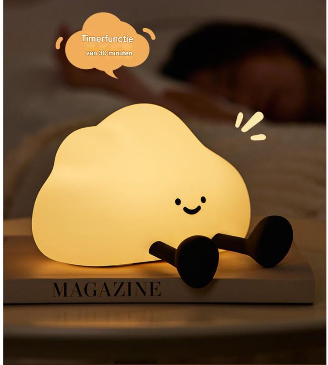 Night Light for Children - Night Light for Babies - Night Light for the Nursery - Chitchat Light - Sheep Night Light - Night Light for Adults - Timer - LED Dimmer - Child-Friendly - Image 2