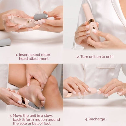 Foot Repair - Rechargeable Electric Callus Remover - Removes Dry Skin - For Smoother Feet - Image 4