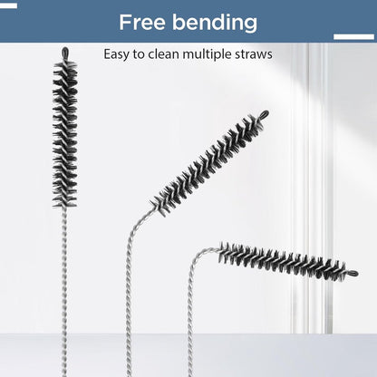 10-Piece Bottle Brush - Cleaning Brush Set - for pipes, keyboards, test tubes, kettle spouts, sinks, bottles and coffee makers - Image 4