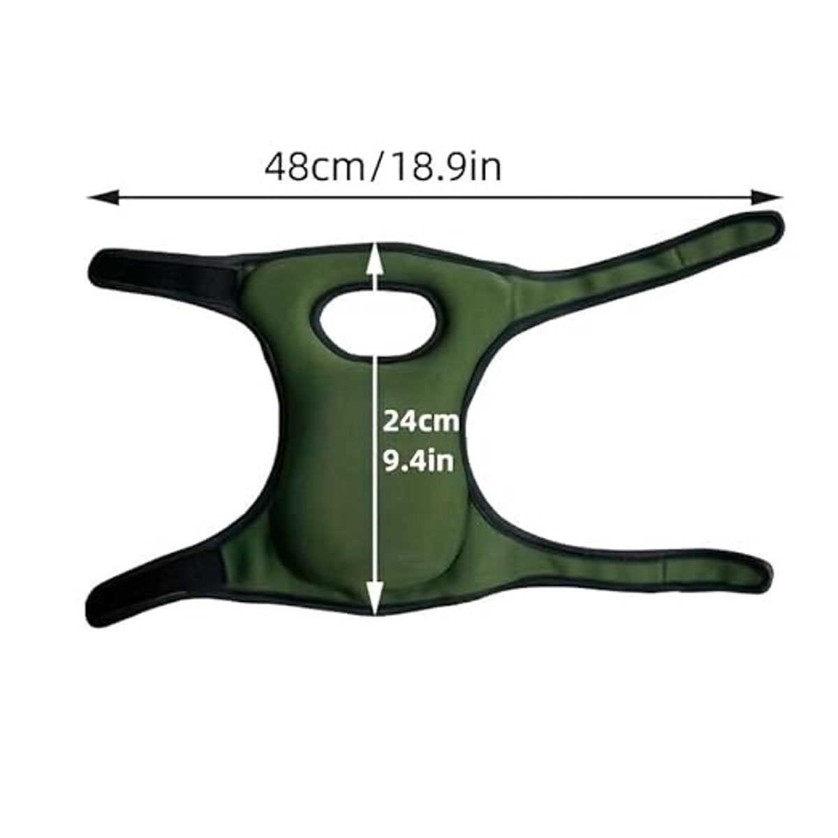 2-Pack - Garden Knee Braces - Soft and Comfortable Protective Knee Braces - Adjustable and Non-Slip - For Gardeners to Use When Cleaning, Scrubbing Floors and Pruning (Green) - Image 2