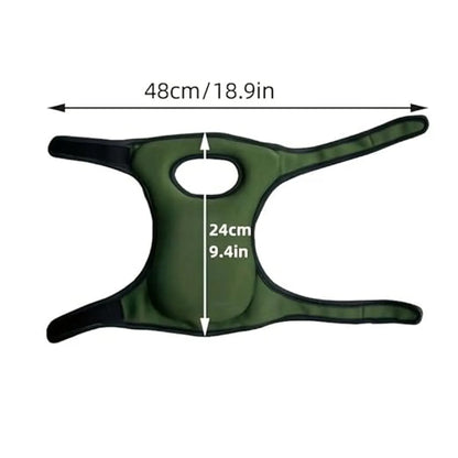 2-Pack - Garden Knee Braces - Soft and Comfortable Protective Knee Braces - Adjustable and Non-Slip - For Gardeners to Use When Cleaning, Scrubbing Floors and Pruning (Green) - Image 2