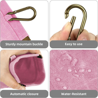 Pet Training Pouch - Dog Treat Pouch - Portable Pet Walking Bag - Suitable for Travel or Outdoor Activities (Pink) - Image 3