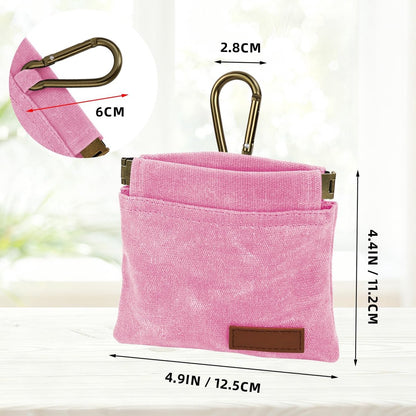 Pet Training Pouch - Dog Treat Pouch - Portable Pet Walking Bag - Suitable for Travel or Outdoor Activities (Pink) - Image 6