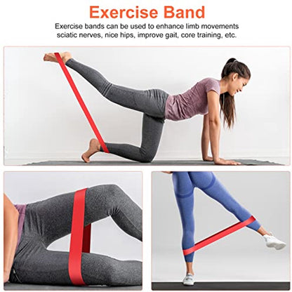 4 in 1 Foam Roller Set: Trigger Point Roller - Yoga Stick - Massage Ball - Fitness Stretching Band - Carrying Bag - Towel for Deep Muscle Massage - Pilates and Yoga - Image 2