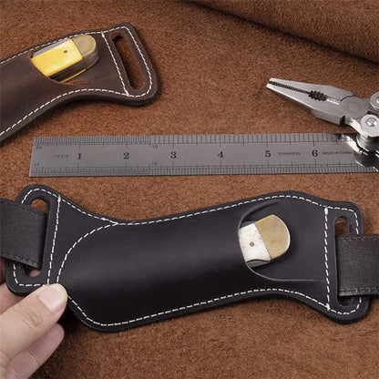 Waist Pack - Belt Holster for Folding Knife - Hip Tool Holster - Waist Pack for 5" Folding Knife - Black - Image 2