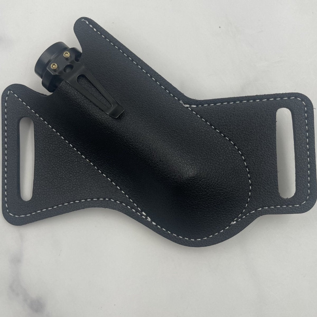 Waist Pack - Belt Holster for Folding Knife - Hip Tool Holster - Waist Pack for 5" Folding Knife - Black - Image 3