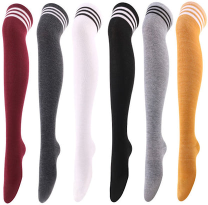 Knee Socks - 6-pack - Overknee Socks - Socks - Women's Overknee Socks - Girls' Boot Socks - Knee Socks - Casual Clothing - Cosplay - Christmas Gift - Birthday Gift