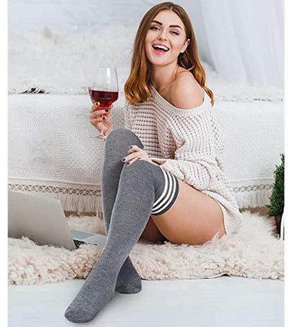 Knee Socks - 6-pack - Overknee Socks - Socks - Women's Overknee Socks - Girls' Boot Socks - Knee Socks - Casual Clothing - Cosplay - Christmas Gift - Birthday Gift - Image 6