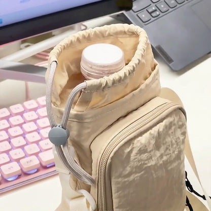 Crossbody Backpack - Water Bottle Umbrella Bag - Women's Crossbody Bag - Mini Bag - Handbag Shoulder Bag - Casual All-Match - Image 5