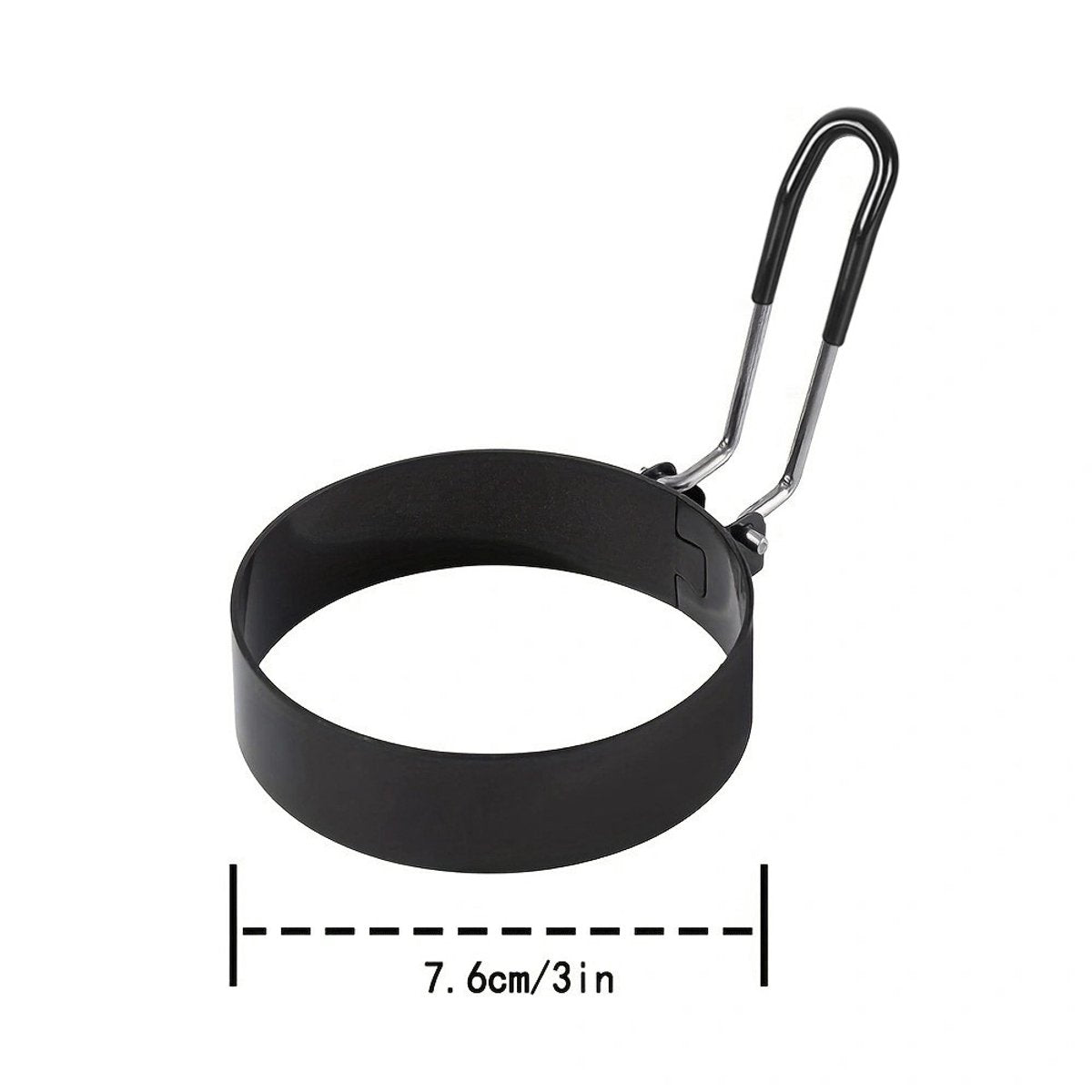 Four-Piece Round Egg Frying Set - Non-Stick Egg Rings - Egg Molds - Spring Roll Molds - Non-Stick Egg Rings - Leak-Proof Egg Molds - Image 2