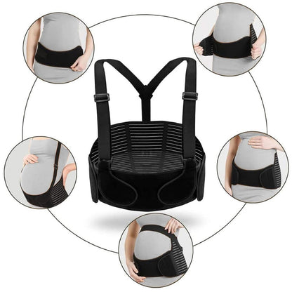 Abdominal Brace - Pregnancy - Black L - Image 4