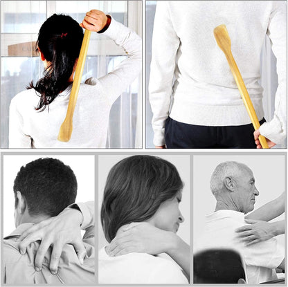 Wooden Back Massager - Manual Back Massager - For Body Relaxation - Relief of Discomfort and Itching (1 Piece) - Image 2